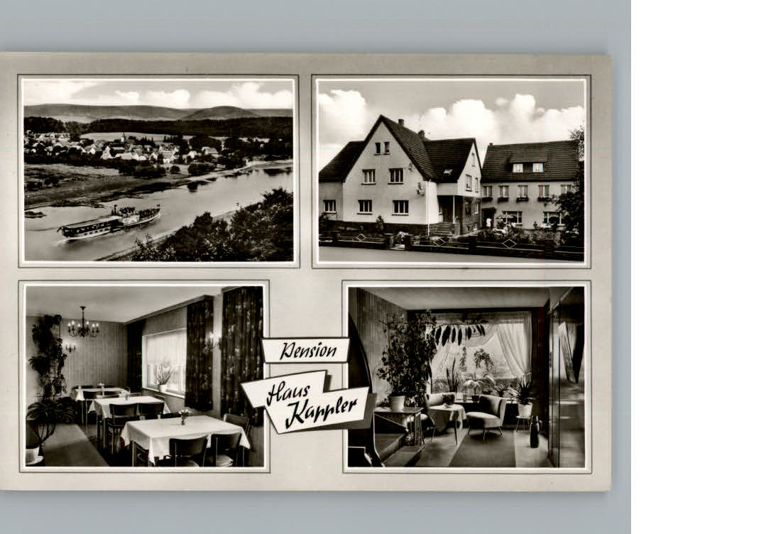 Wehrden Werbe-Ak Pension Kappler