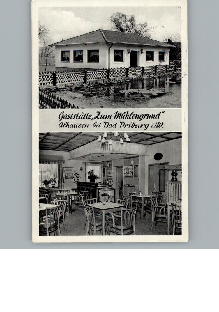Bad  Driburg Gaststaette zum Muehlengrund