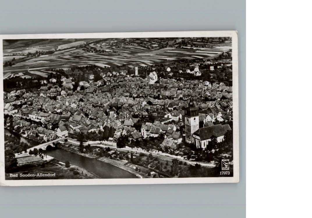 Bad  Sooden-Allendorf Fliegeraufnahme