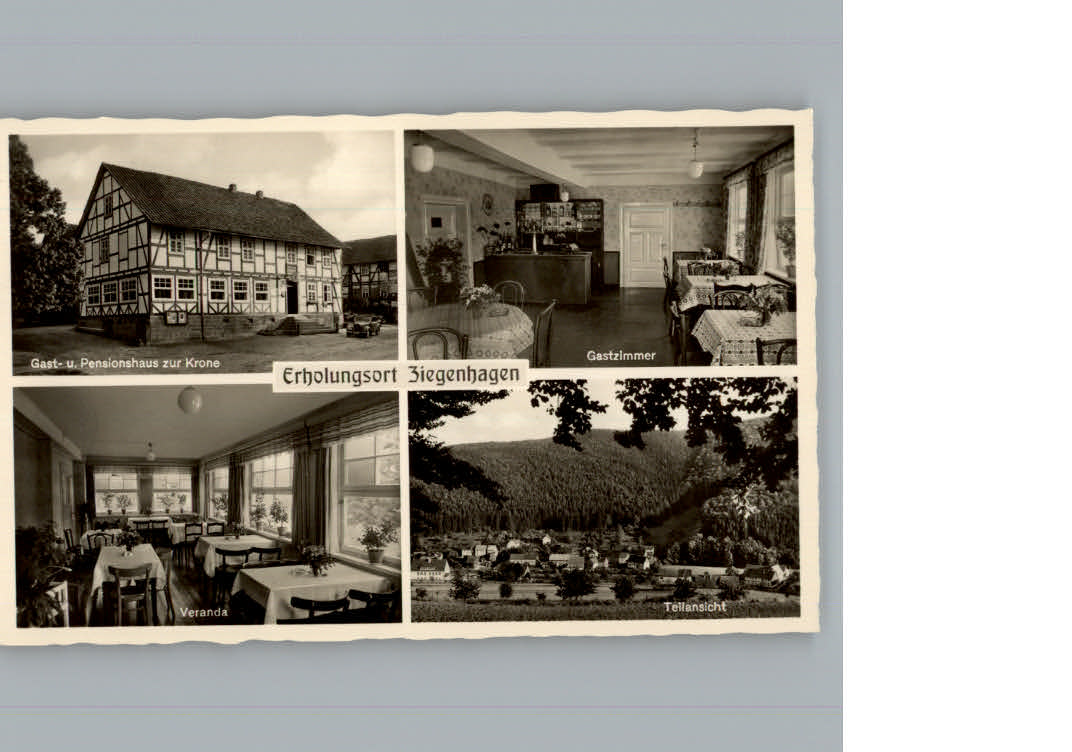 Ziegenhagen Witzenhausen Pension Gasthaus Zur Krone