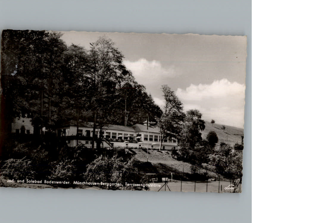 Bodenwerder Gaststaette Muenchhausen-Berggarten
