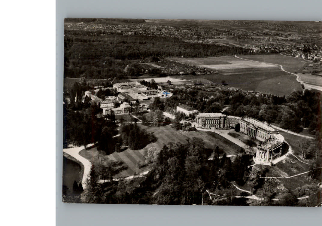 Wilhelmshoehe Kassel Luftaufnahme