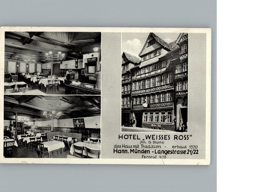 Hann. Muenden Hotel Weisses Ross