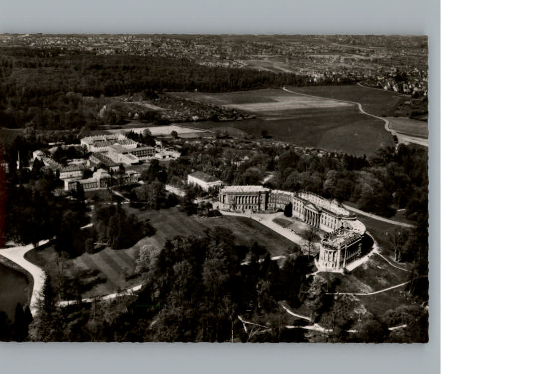 Wilhelmshoehe Kassel Fliegeraufnahme