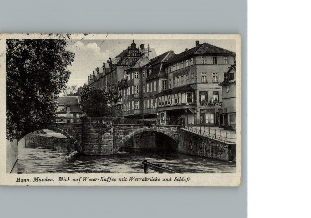 Hannoversch Muenden Cafe Weser