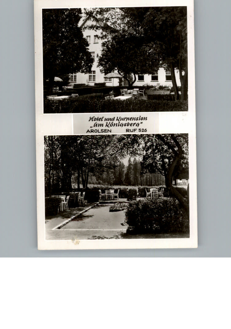 Arolsen Bad Hotel - Pension Am Koenigsberg