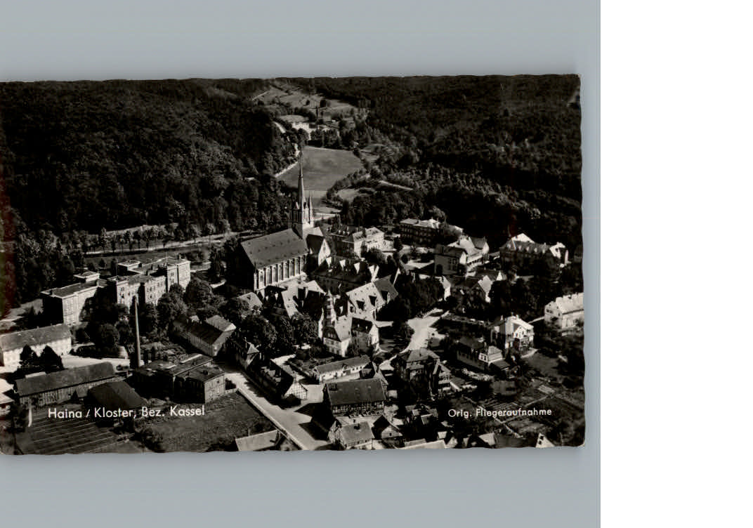 Haina Kloster Fliegeraufnahme