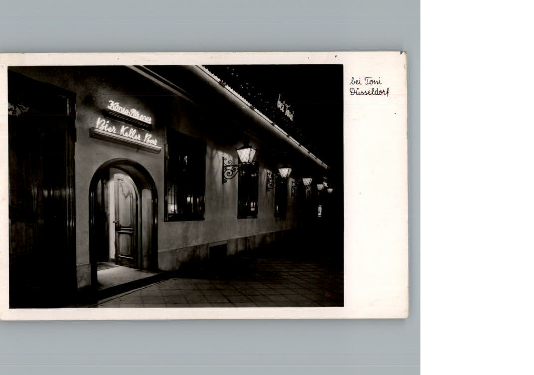Duesseldorf Gaststaette Bei Toni