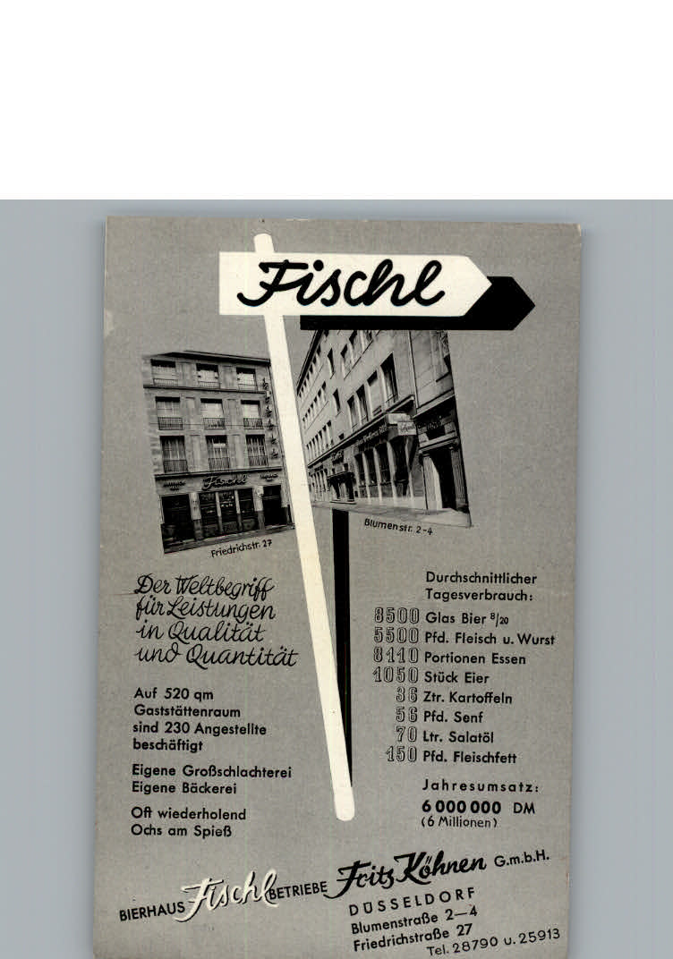 Duesseldorf Gaststaette Fischl