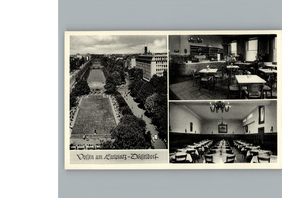 Duesseldorf Gaststaette Vossen am Karlplatz