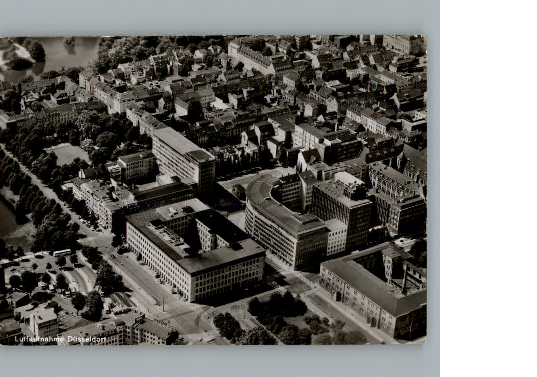 Duesseldorf Fliegeraufnahme