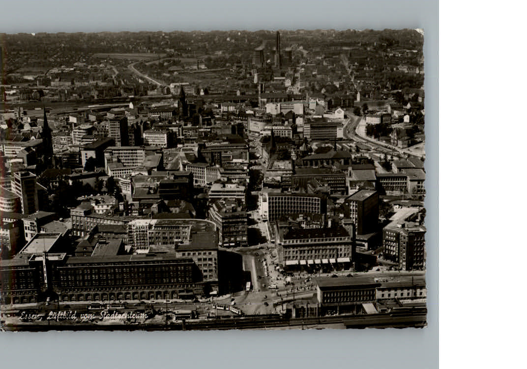 Essen  Ruhr Fliegeraufnahme