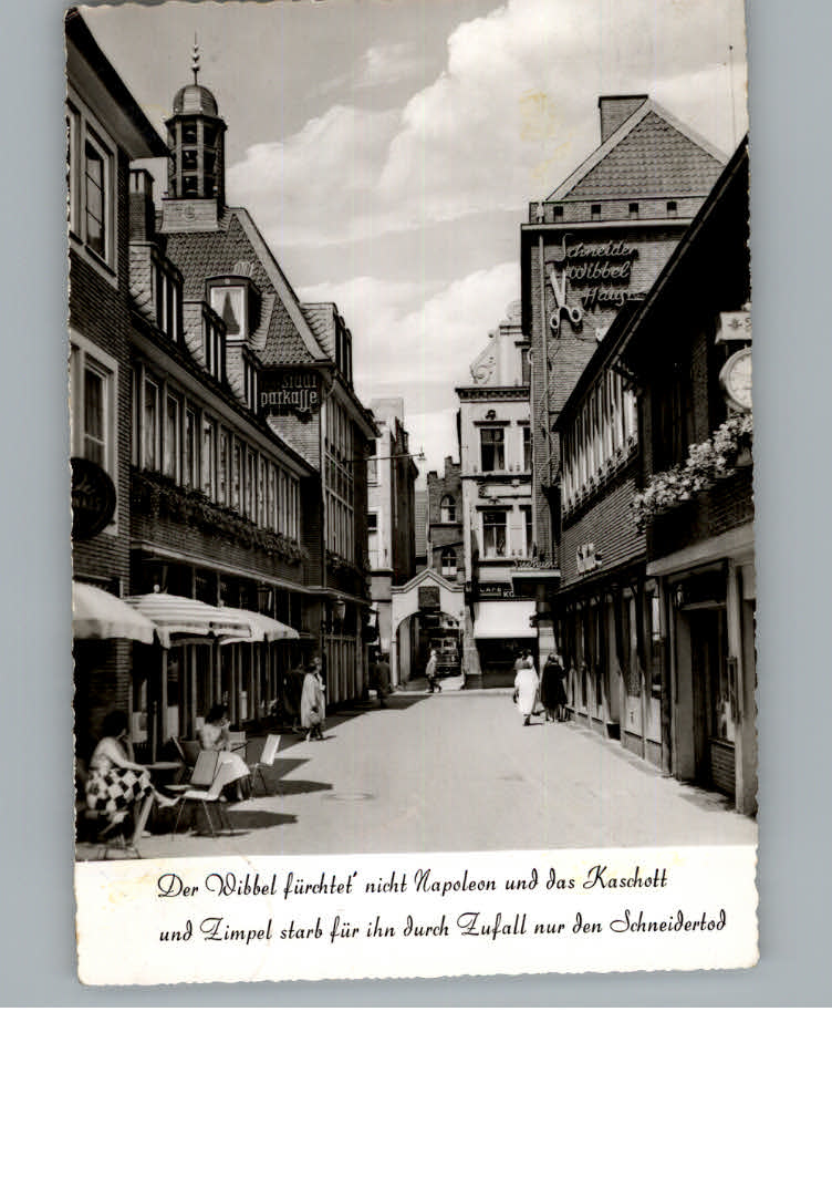 Duesseldorf Schneider-Wibbel-Gasse