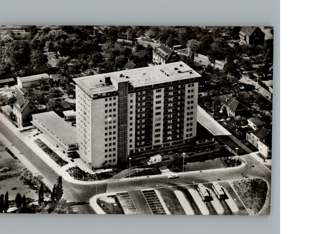 Monheim Rheinland Fliegeraufnahme Rathausplatz