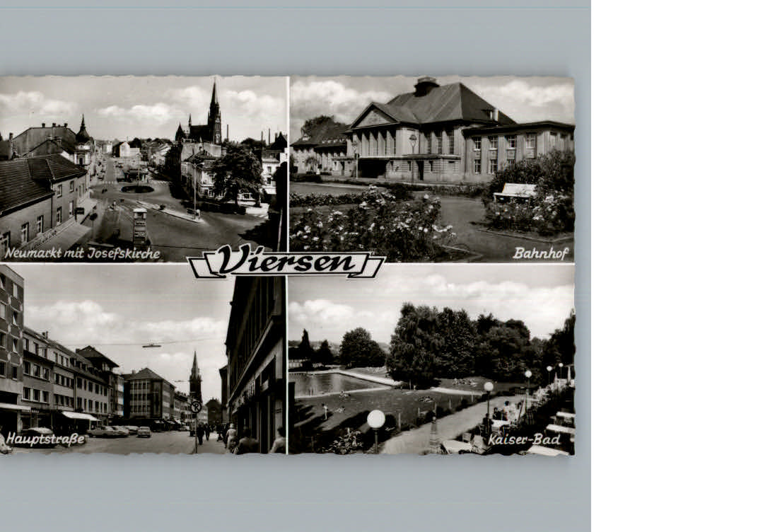 Viersen Bahnhof Hauptstrasse Kaiser-Bad Neumarkt