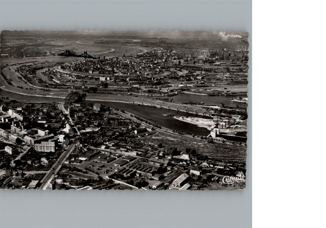 Duisburg Ruhr Fliegeraufnahme