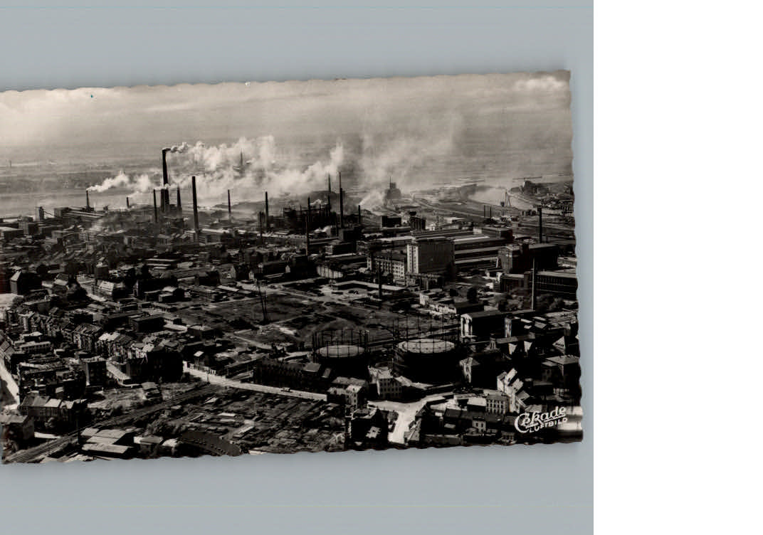 Duisburg Ruhr Fliegeraufnahme Industrie