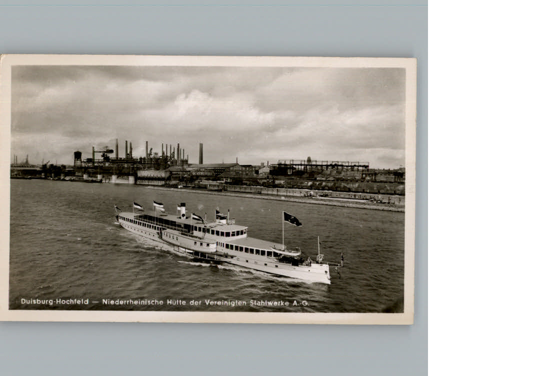 Hochfeld Duisburg Niederrheinische Huette der Vereinigten Stahlwerke