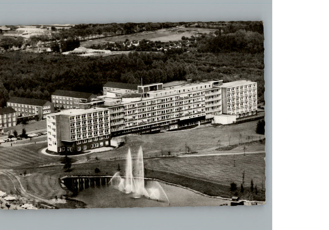 Rheinhausen Duisburg Fliegeraufnahme Johanniter-Krankenhaus