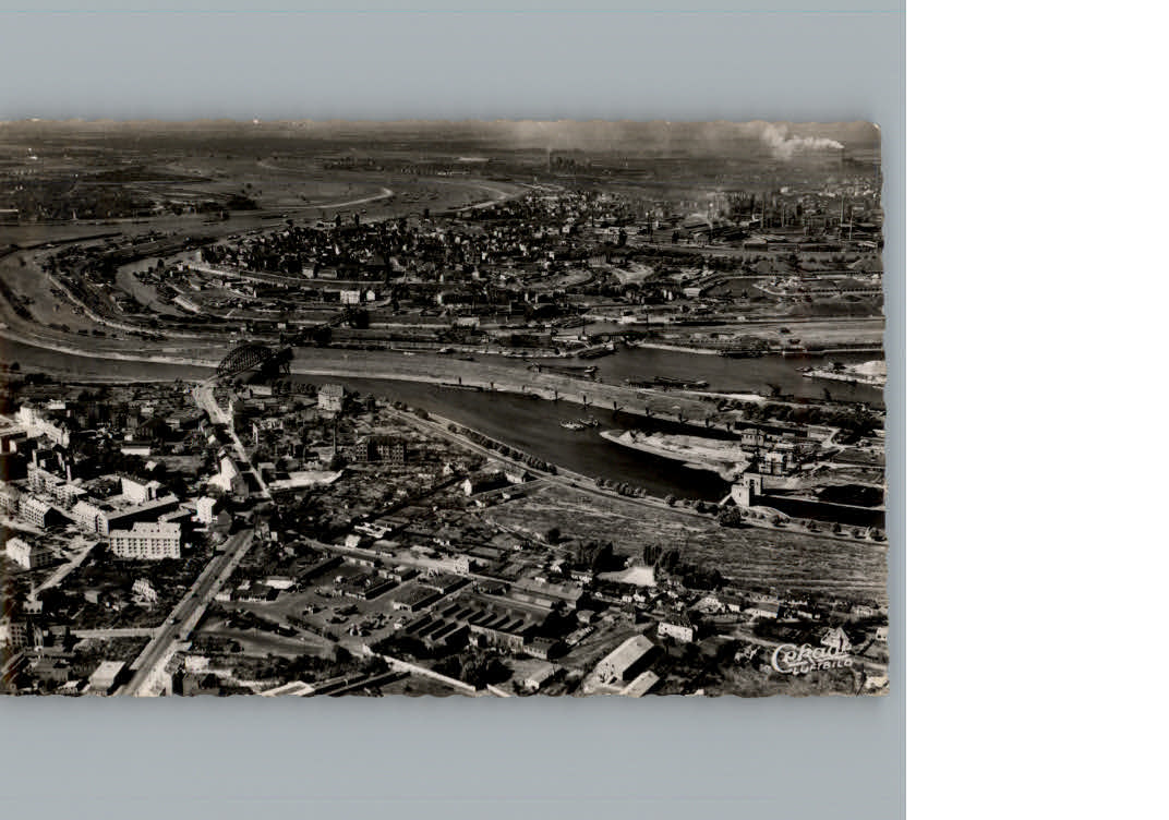 Duisburg Ruhr Fliegeraufnahme