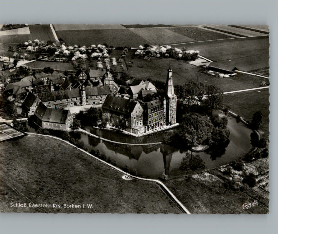 Borken Westfalen Fliegeraufnahme Schloss Raesfeld