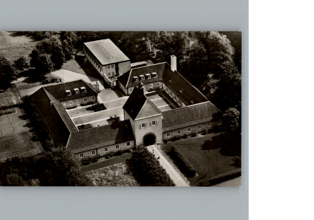 Kettwig Fliegeraufnahme Jugendhaus St. Altfried