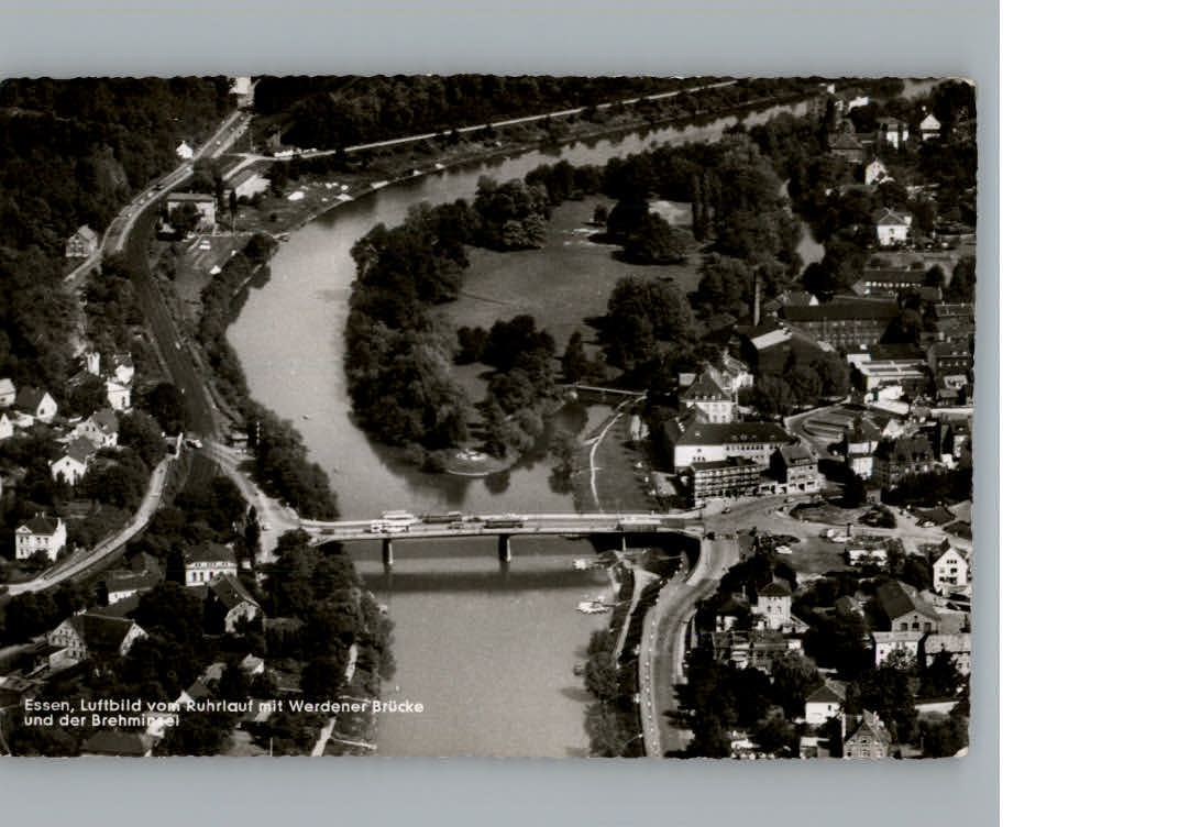 Essen Ruhr Fliegeraufnahme Ruhrlauf