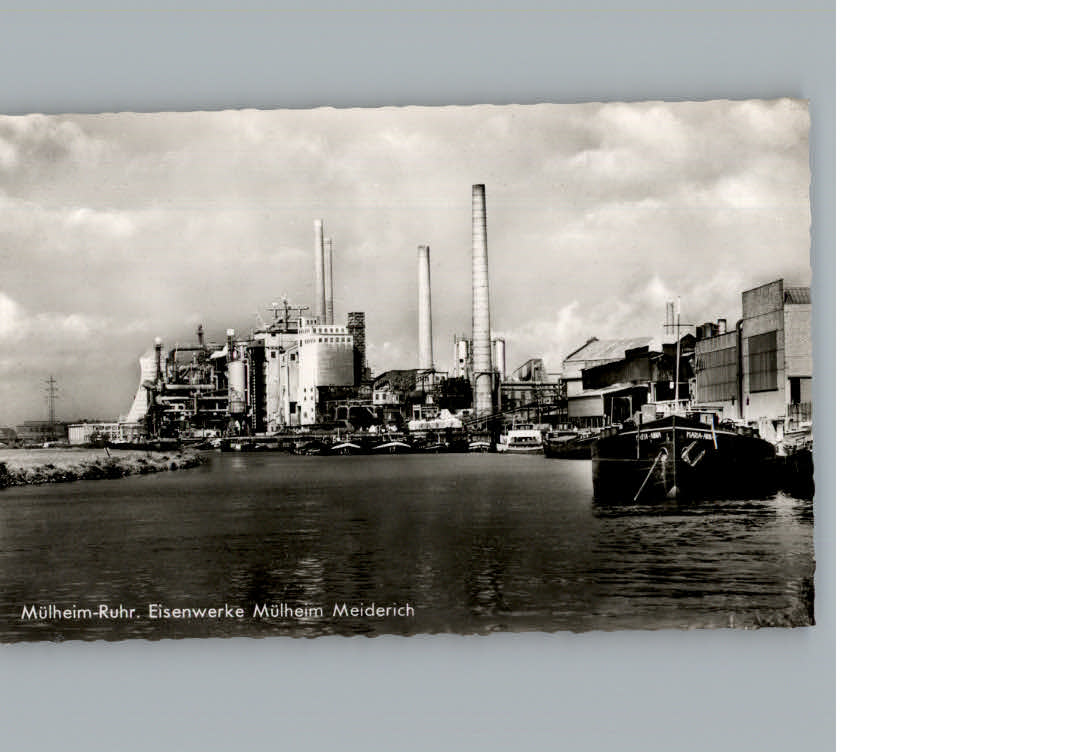 Muelheim Ruhr Eisenwerke Muelheim Meiderich