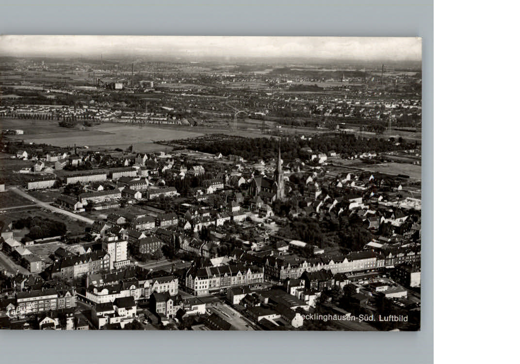 Recklinghausen Westfalen Fliegeraufnahme