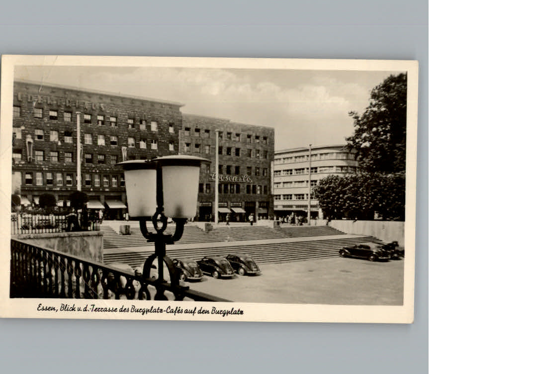 Essen Ruhr Burgplatz Burgplatz-Cafe