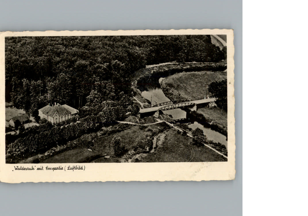 Emsdetten Fliegeraufnahme Hotel, Restaurant Waldesruh