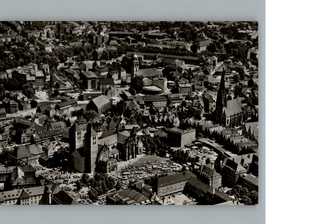 Muenster Westfalen Fliegeraufnahme