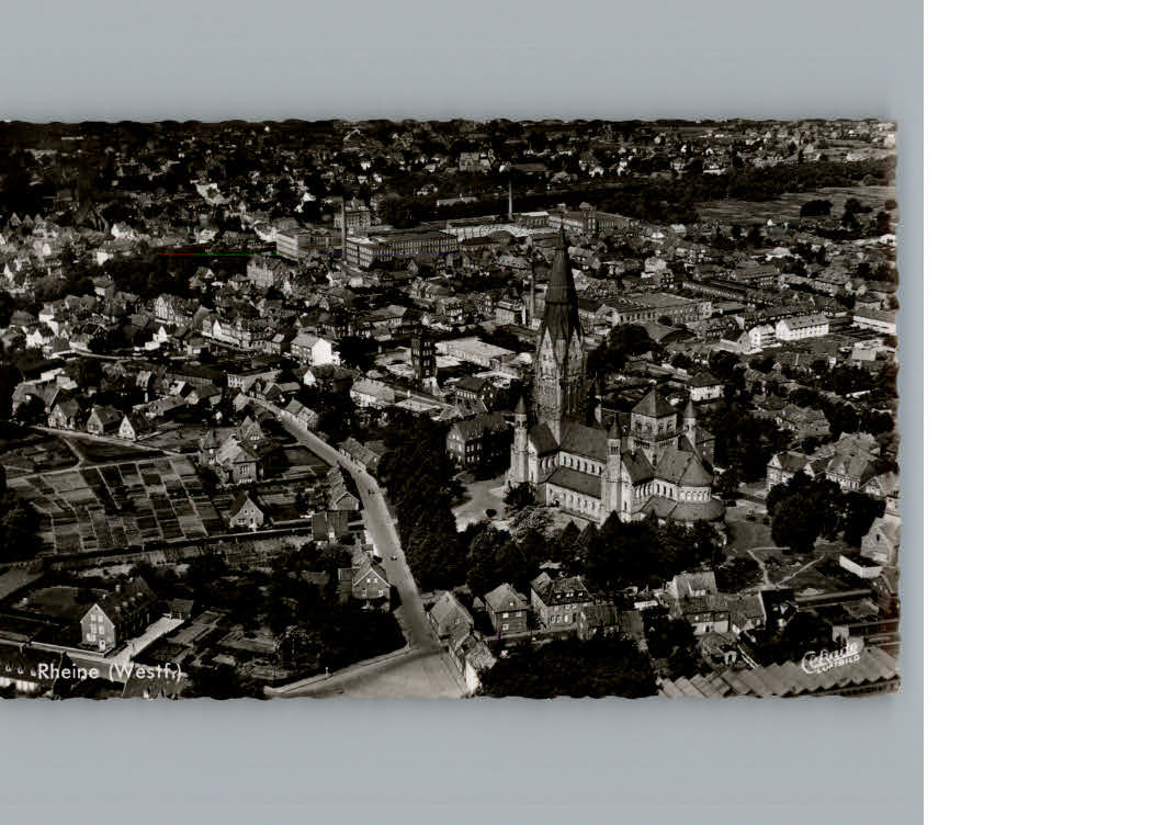 Rheine Fliegeraufnahme Basilika