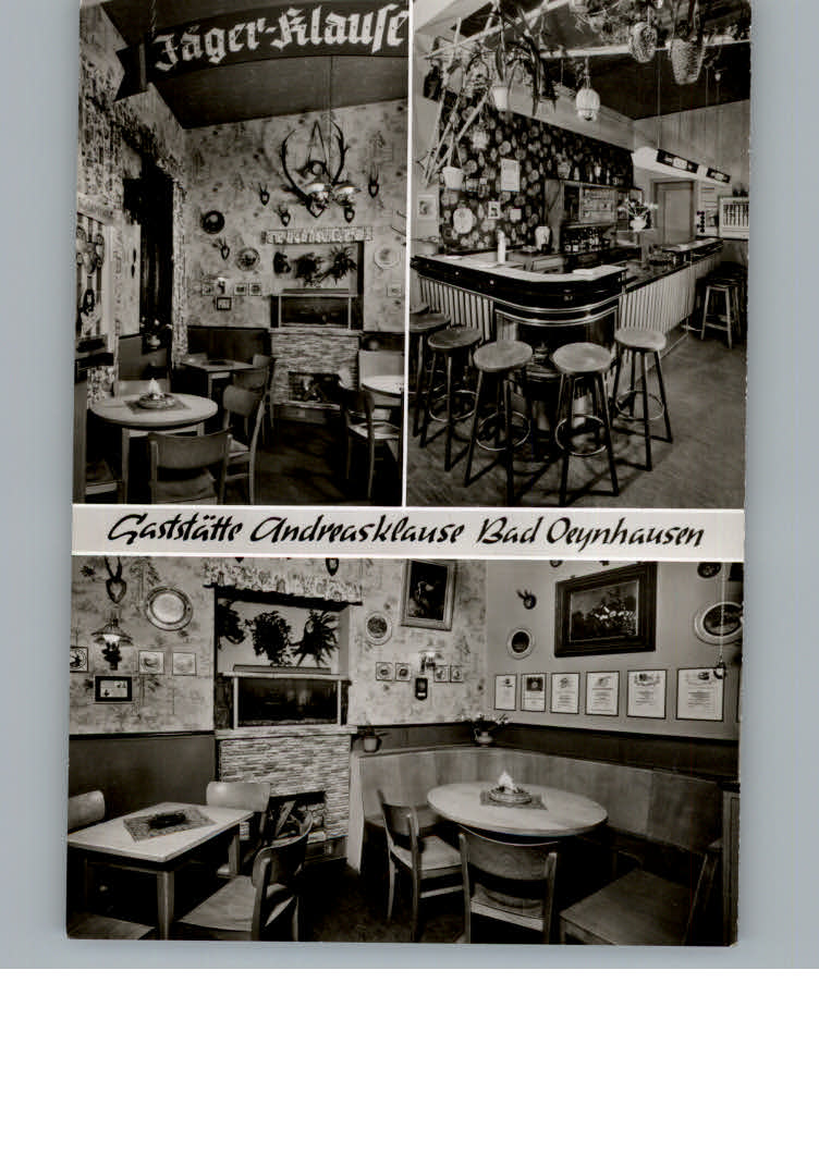 Bad  Oeynhausen Gaststaette Andreasklause