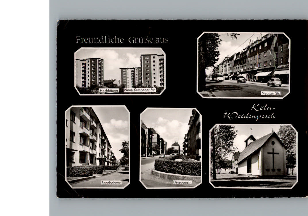 Weidenpesch diverse Strassen