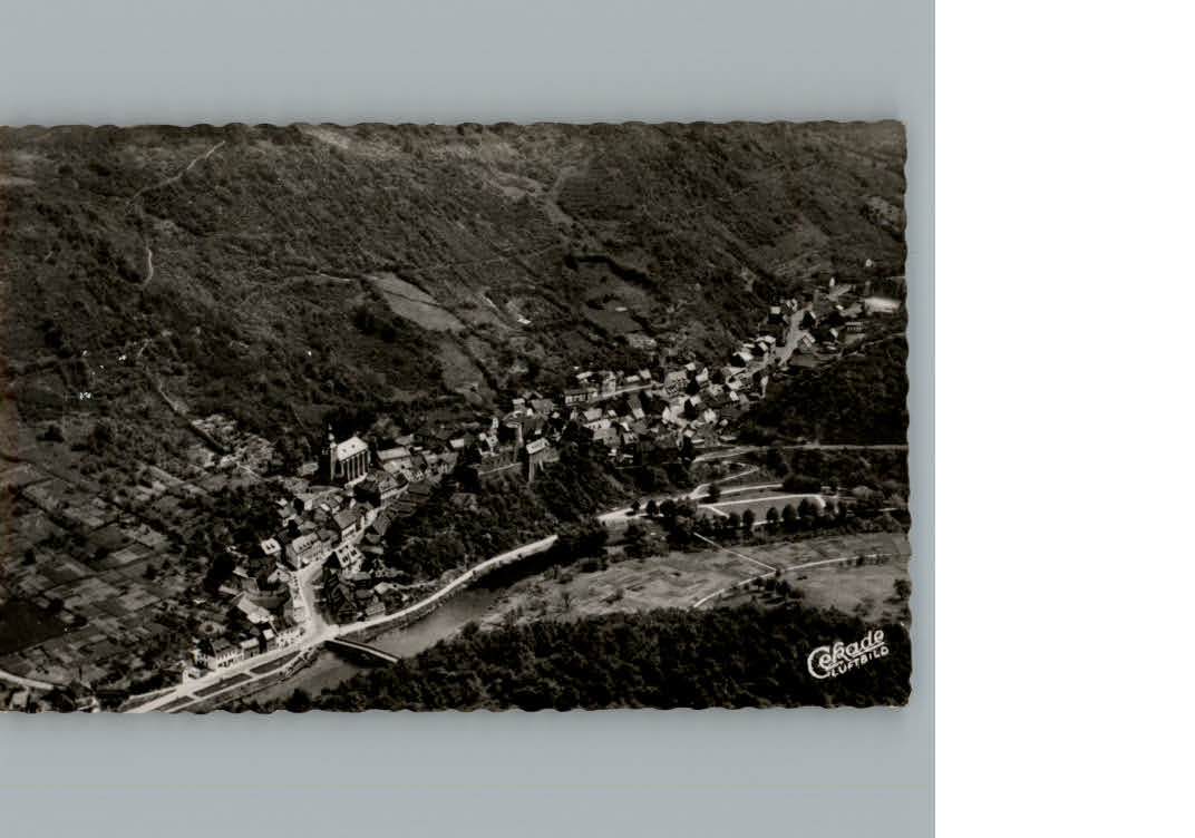 Heimbach Eifel Fliegeraufnahme