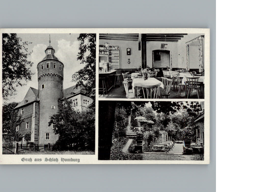 Nuembrecht Gaststaette Schloss Homburg