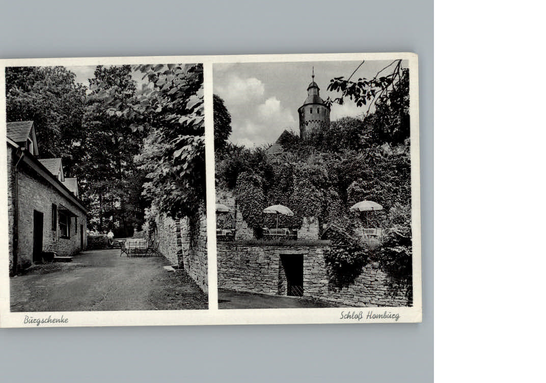 Nuembrecht Gaststaette Schloss Homburg