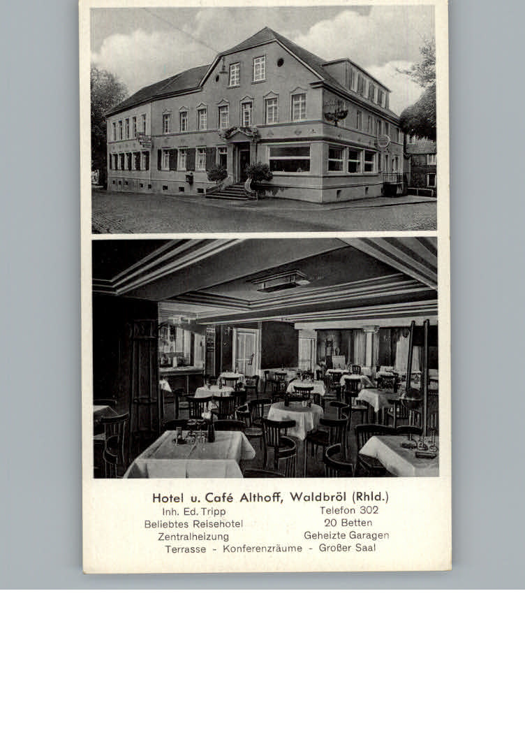 Waldbroel Hotel - Cafe Althoff