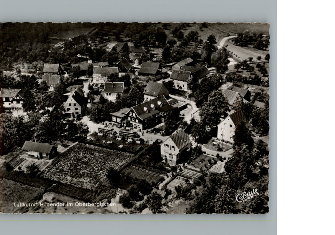 Huebender Fliegeraufnahme