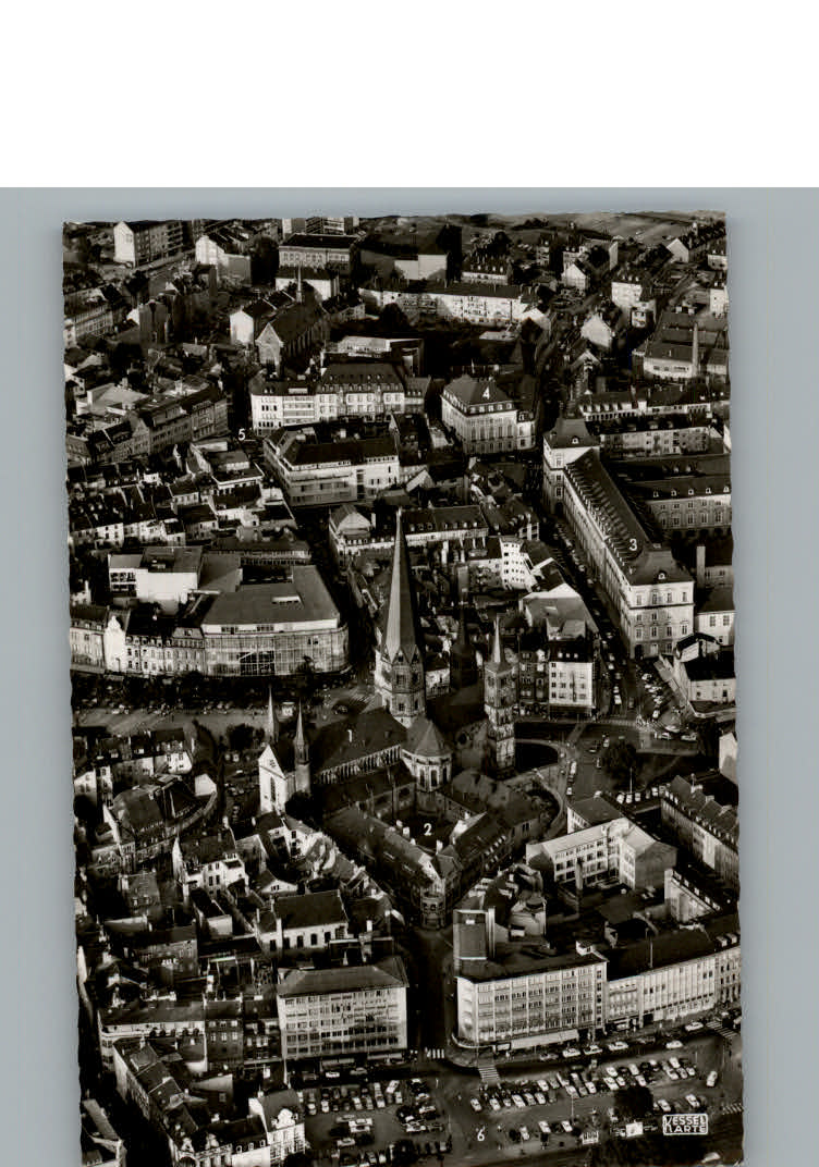 Bonn Rhein Fliegeraufnahme