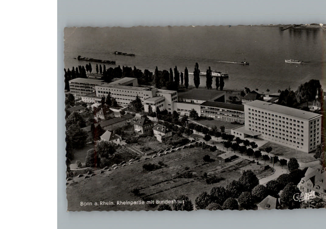 Bonn Rhein Fliegeraufnahme