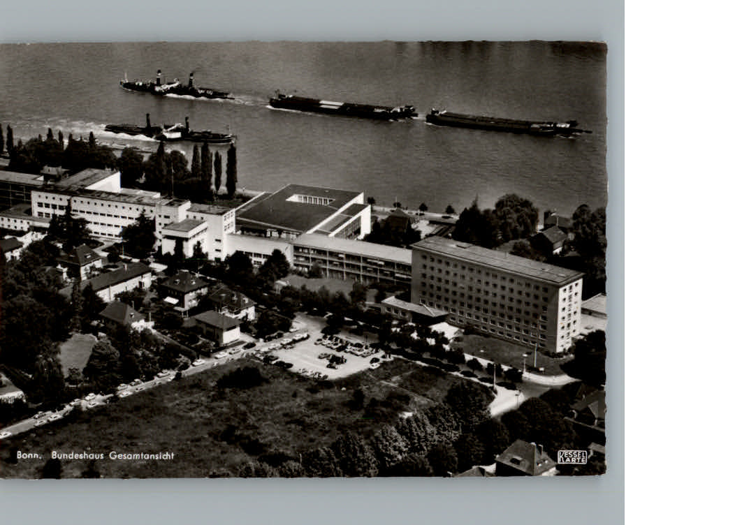 Bonn Rhein Fliegeraufnahme