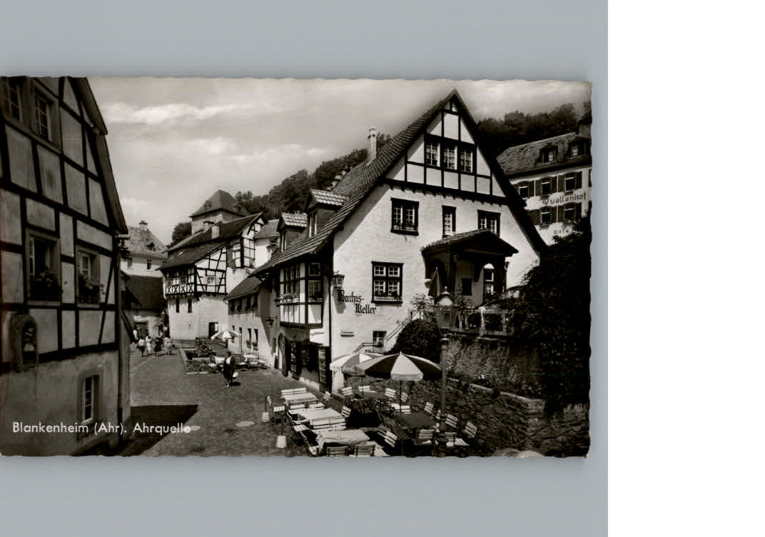 Blankenheim Ahr Gaststaette Bacchuskeller