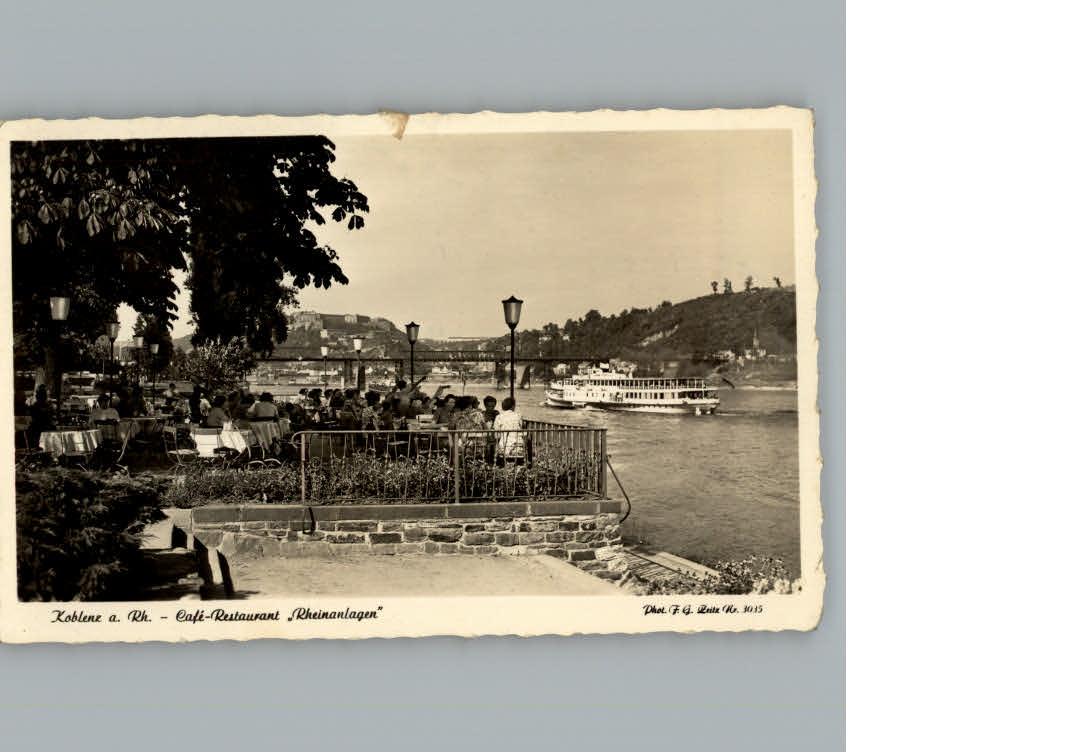 Koblenz Rhein Cafe-Restaurant Rheinanlagen
