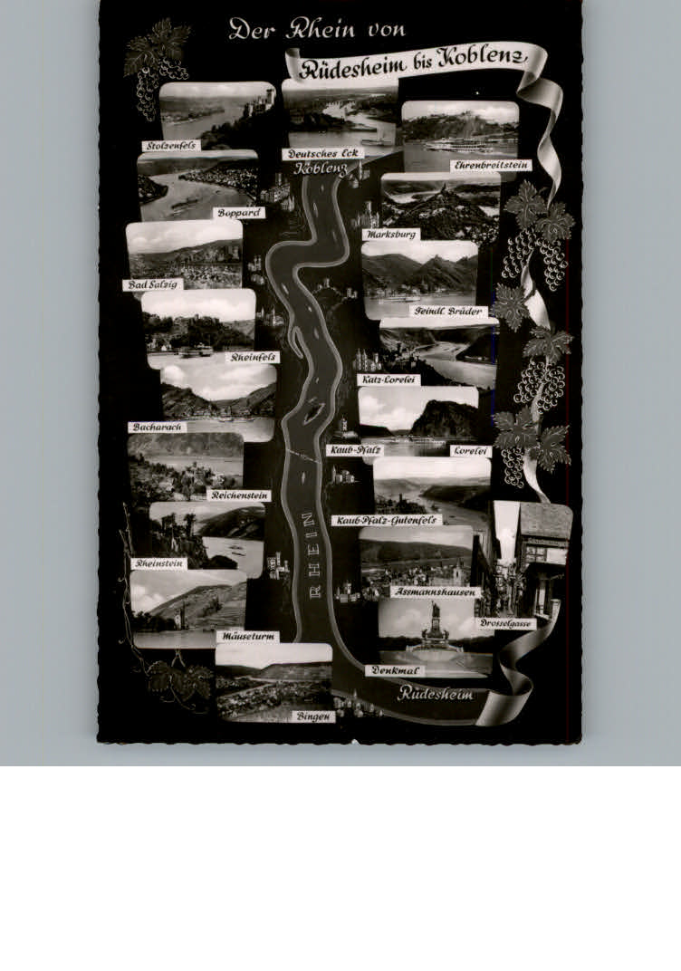Koblenz Rhein Der Rhein von Ruedesheim bis Koblenz