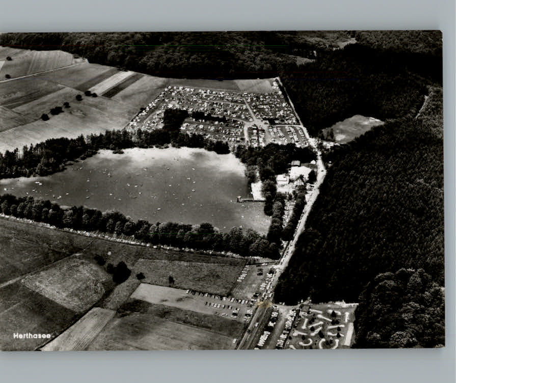 Holzappel Cafe-Restaurant Am Herthasee Fliegeraufnahme