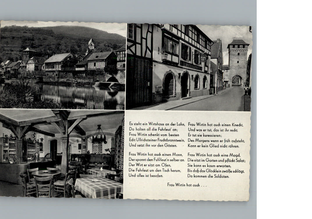 Dausenau Wirtshaus an der Lahn