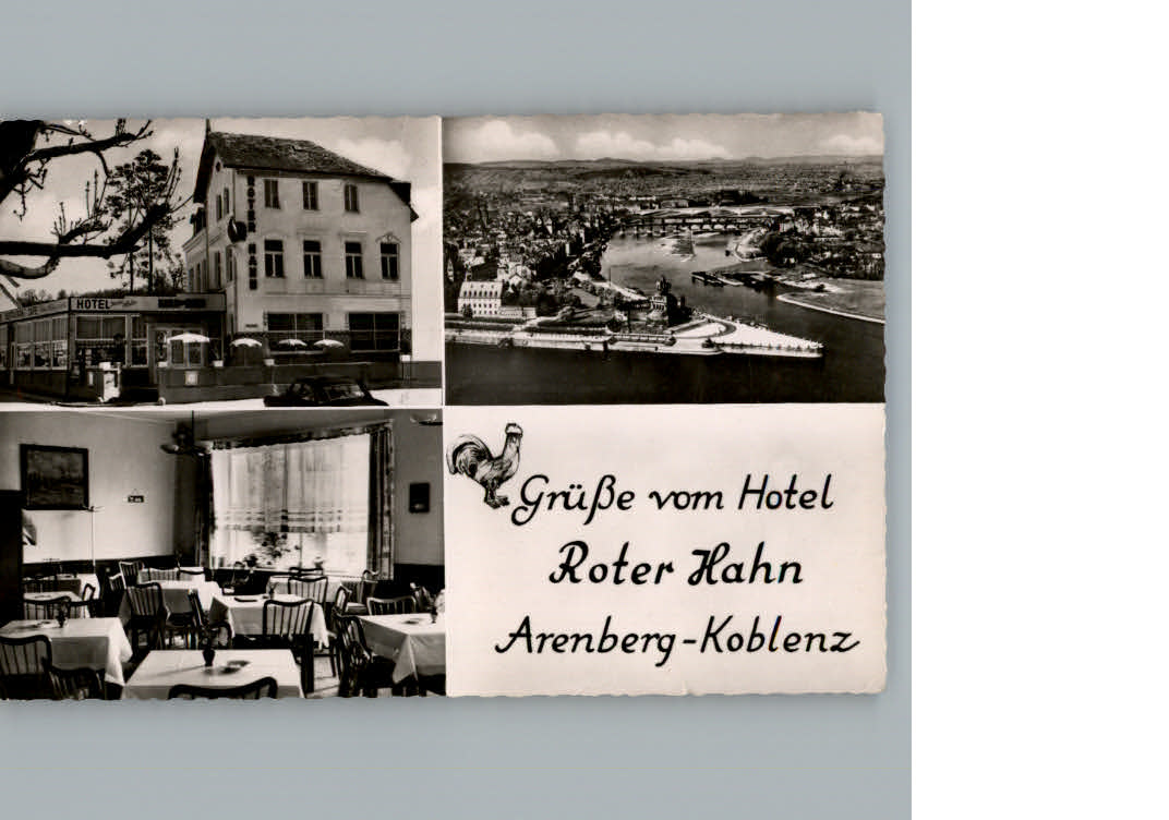 Arenberg Koblenz Hotel-Restaurant-Cafe Roter Hahn