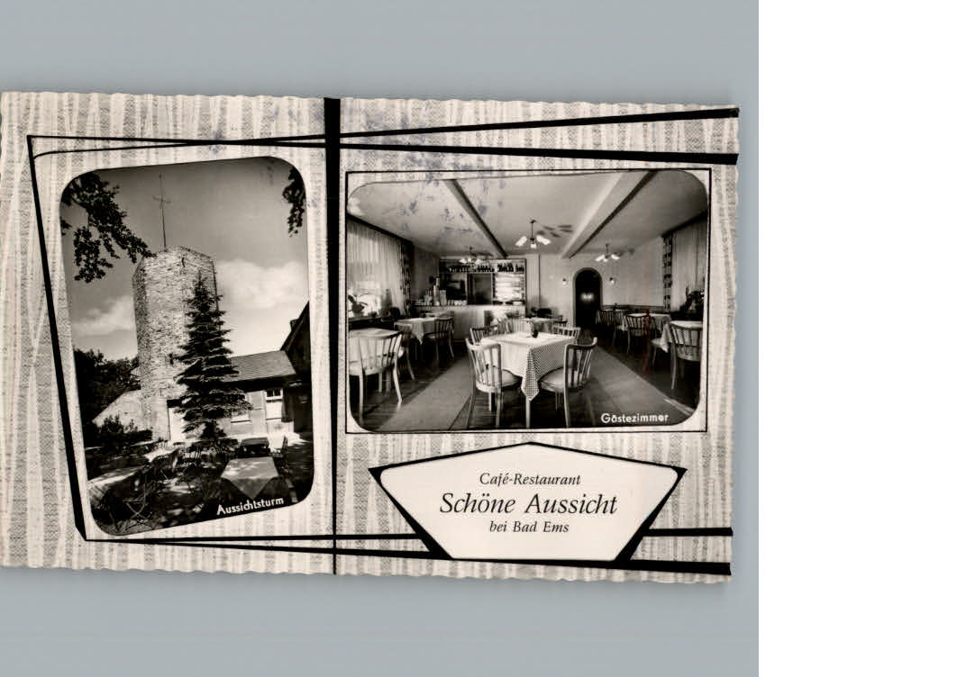 Bad  Ems Cafe und Restaurant Schoene Aussicht